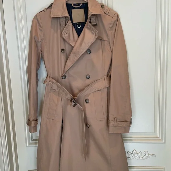 Massimo Dutti Classic Tan Trench Coat,S - Picture 4 of 12